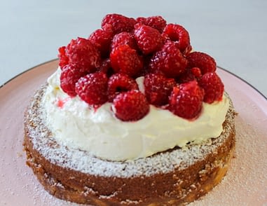 Easy To Make White Chocolate Chunk Raspberry Cake